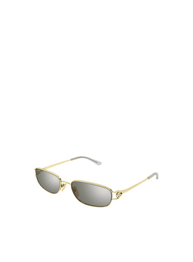 GUCCI 女士眼镜 GG2232S003 AW2026 灰色 Emblem 矩形太阳镜