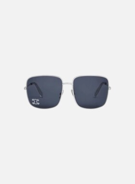 CELINE 女士眼镜 4S284CMSB36SV SS2024 灰色 TRIOMPHE 水钻 01