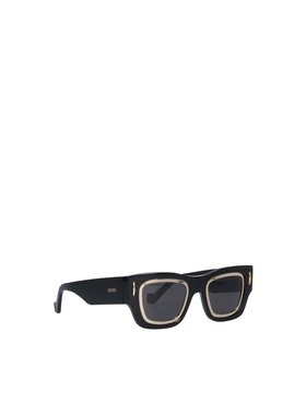 LOEWE 女士眼镜 LW40168I5301A AW2025 黑色 全框太阳镜