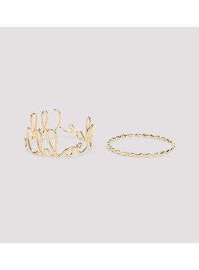 CHLOÉ 女士手链手镯 CHC24WFB36CB79DC AW2025 金色 CHLOE RINGS