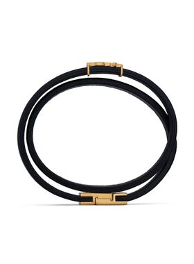 1h可退 潮奢 Saint Laurent 圣罗兰 女士 双圈手链 745602BL40J