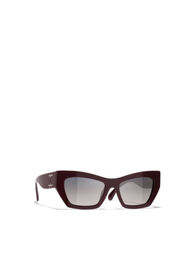 CHANEL 女士眼镜 CH55271461M3 CO 灰色 全框太阳镜