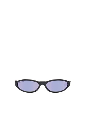 BALENCIAGA 男士眼镜 BB0007S011 CO 蓝色 椭圆框巴黎世家太阳镜