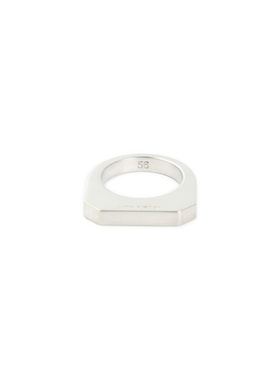 RICK OWENS 男士戒指 RJ0000116MMT128 CO 灰色 徽标细节戒指
