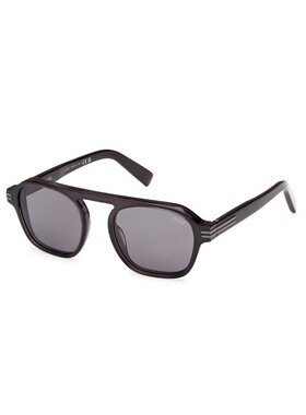 1h可退 Z ZEGNA 男士太阳镜 EZ024196D CO 灰色 全框太阳镜