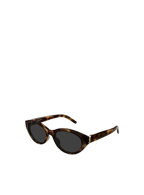 SAINT LAURENT 女士眼镜 SLM148F003 SS2025 棕色 全框太阳镜