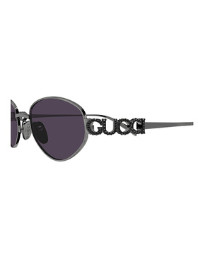 GUCCI 男士太阳镜 GG1935S002 AW2025 古驰 太阳镜灰色几何