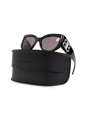 BALENCIAGA 女士太阳镜 773493T00411000 SS2025 黑色