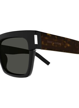 SAINT LAURENT 男士眼镜 SL732VADIM002 CO 黑色 徽标太阳镜