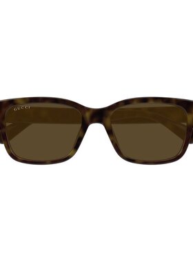 GUCCI 男士眼镜 GG1716S002 AW2024 绿色 几何框古驰太阳镜