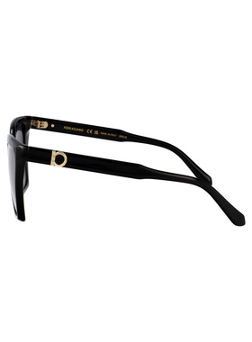Salvatore Ferragamo 菲拉格慕 女士 黑色醋纤太阳眼镜 SF2058SE0