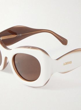 LOEWE 罗意威 女士 + Paula's Ibiza 圆框醋纤太阳眼镜 LW40197U2