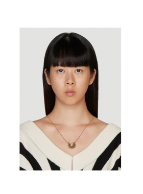奢淘 Bottega Veneta 孔雀石膏吊坠项链 女 688739VCCU3