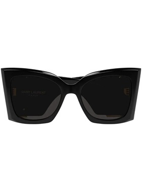 SAINT LAURENT 女士太阳镜 SLM119FBLAZE001 CO 黑色