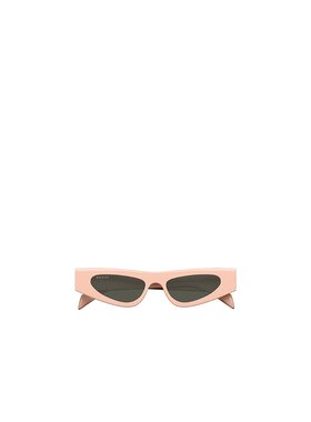 1h可退 GUCCI 女士眼镜 GG1779S006 AW2024 花色 猫眼太阳眼镜