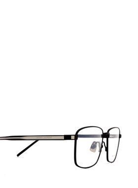 SAINT LAURENT 男士眼镜 SL666001 SS2024 白色 徽标平光镜