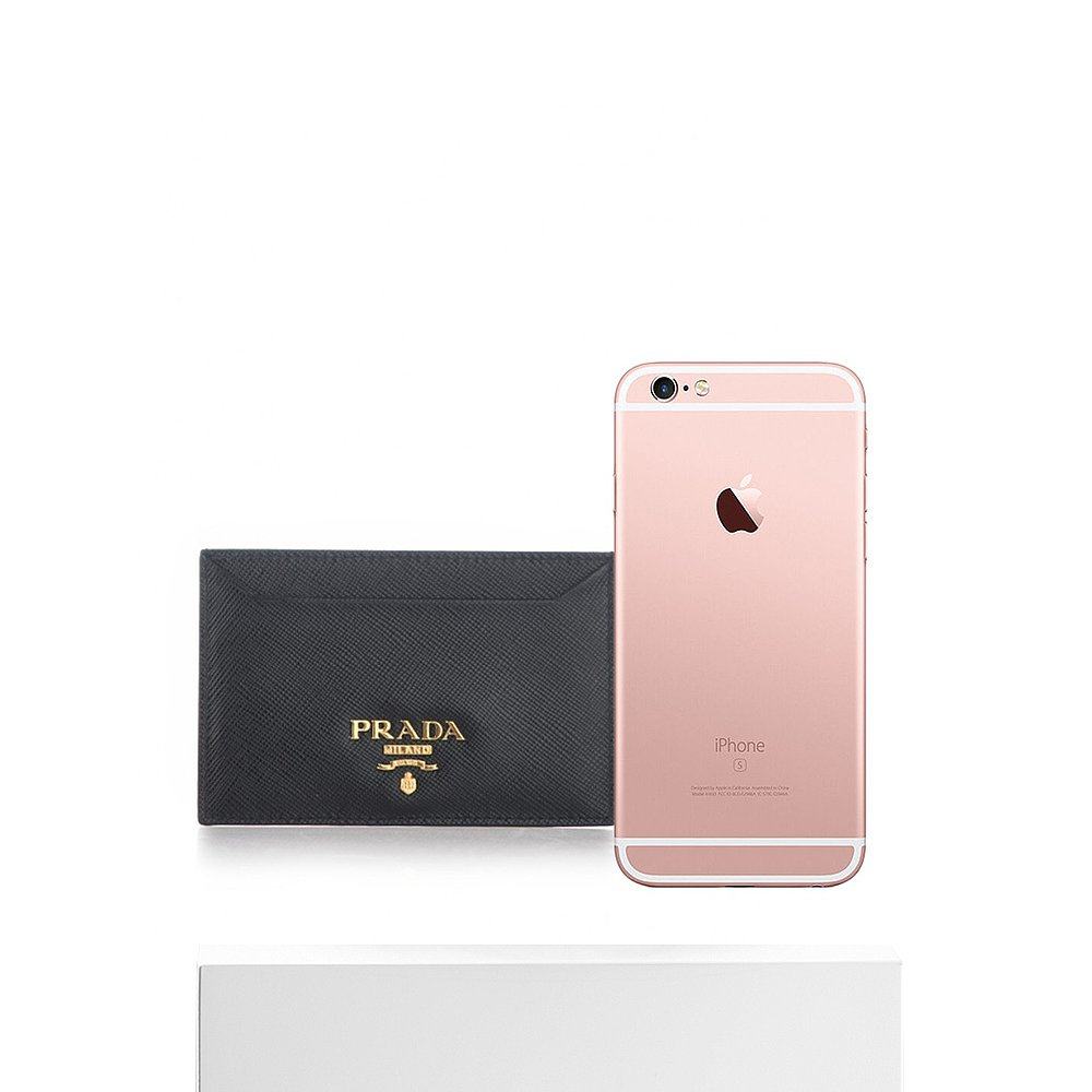 香港直邮prada黑色真皮女士卡包 天猫国际香港直购卡包