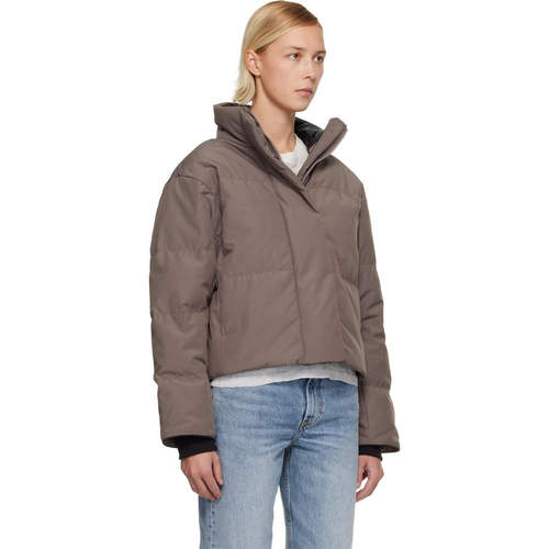 1h可退 潮奢 Canada Goose 加拿大鹅 女士 灰褐色 Grandview Crop - 图0