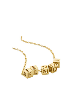 FENDI 女士项链 8AL588B08F1XA5 AW2026 金色 Faces 属项链吊坠