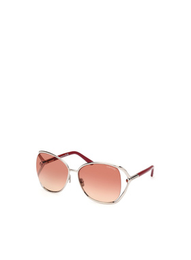 TOM FORD 女士眼镜 FT109116T SS2025 粉红色 徽标太阳镜
