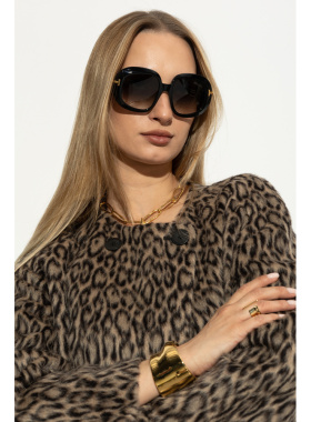 TOM FORD 女士太阳镜 FT123705301B CO 黑色 Sunglasses