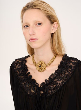 CHLOÉ 女士项链 26SJN22RSB7ZG SS2026 金色 CHLOÉ FEATHER neckl
