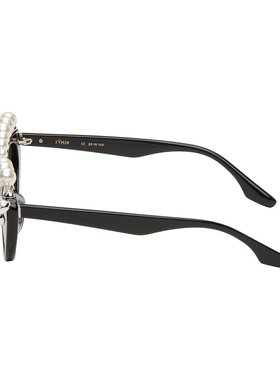 1h可退 潮奢 SHUSHU TONG 女士 黑色 YVMIN 联名 Pearl Eyebrow