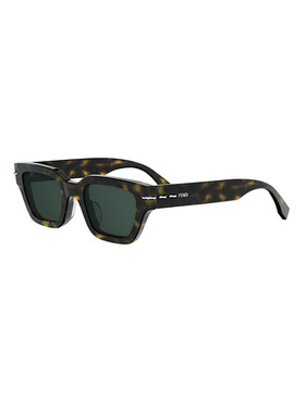 FENDI 男士太阳镜 FE40191I52N SS2026 绿色 全框太阳镜