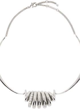 1h可退 潮奢 Rabanne 女士 Punk 项链 26PBB0473MET809SILVER