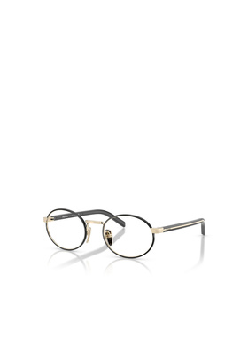 PRADA 女士眼镜 PRB55VAAV1O1 AW2025 白色 圆框【付后1h可退】