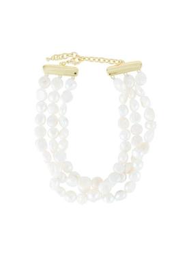 CULT GAIA 女士项链 CK1454PRPEARL CO 白色 珍珠镶嵌项圈式项链