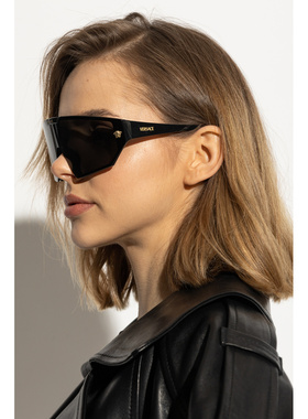 VERSACE 男士太阳镜 0VE44610GB187 SS2026 黑色 Sunglasses
