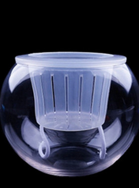 透明玻璃花盆水培绿萝敞囗圆形东瓜花瓶鱼缸简约桌面创意装饰大号