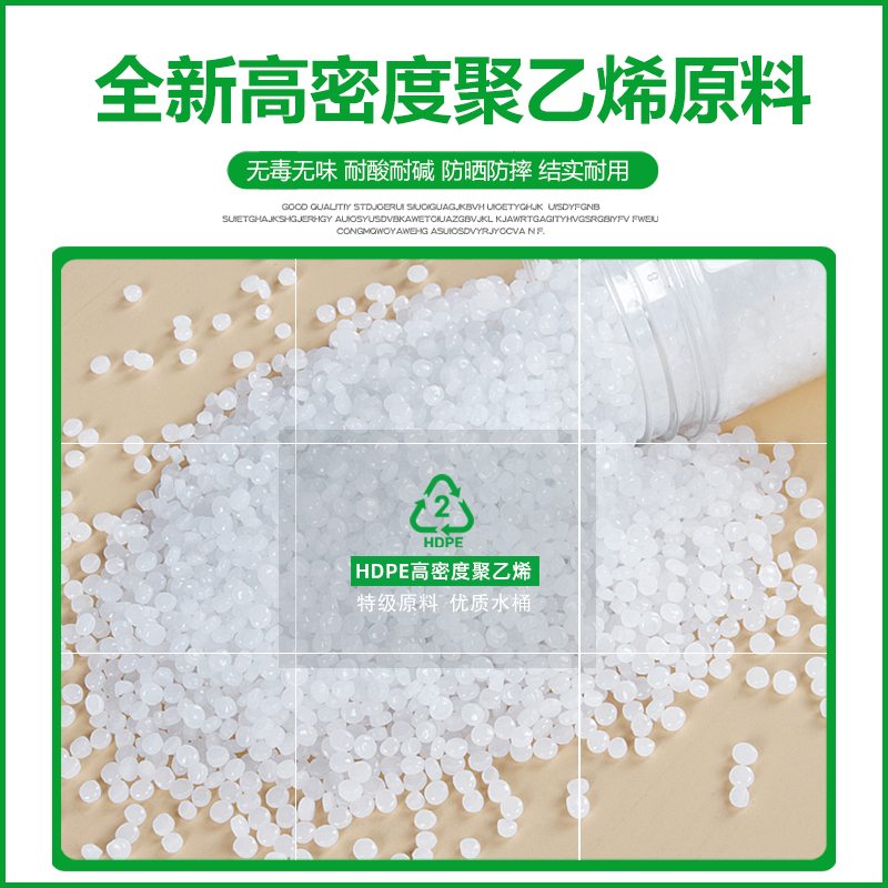 新款聚乙烯塑料桶卧式圆形储水桶加厚加大塑料水桶蓄水箱家用水塔