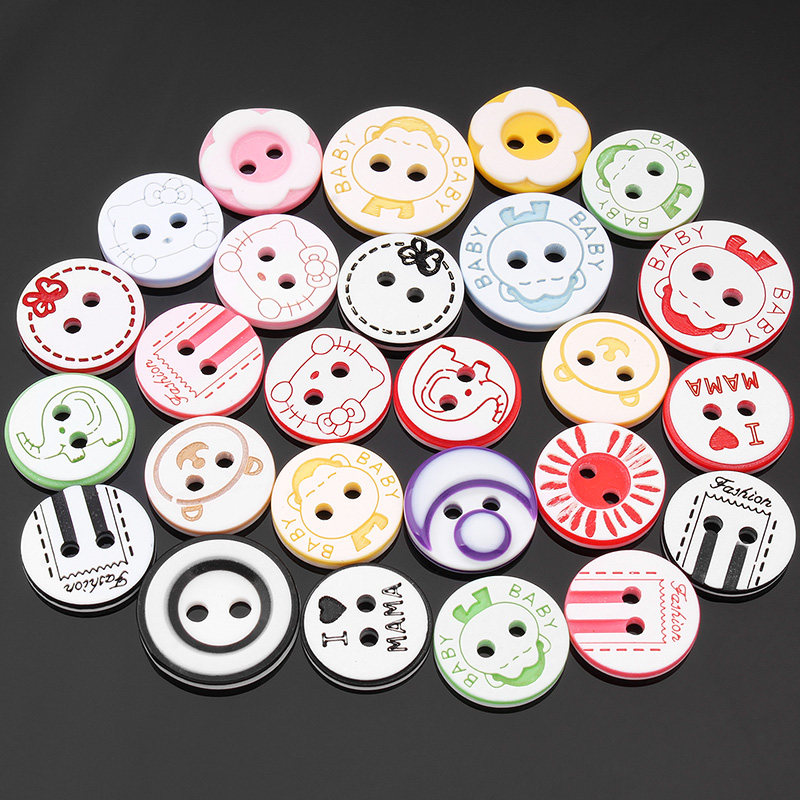 卡通儿童扣子纽扣圆形小宝宝毛衣纽扣扣子上衣衬衣小扣子童装纽扣