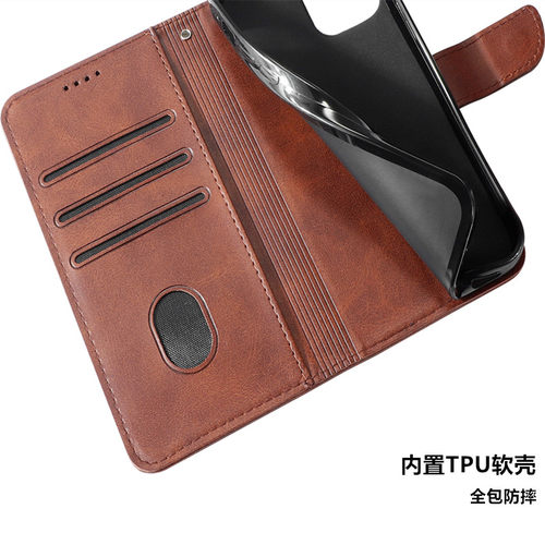 适用iqoou5x手机壳iqoou1x全包防摔vivo硅胶软套iq00U5牛纹钱包插卡u3e双面保护外壳u1男女款 - 图1