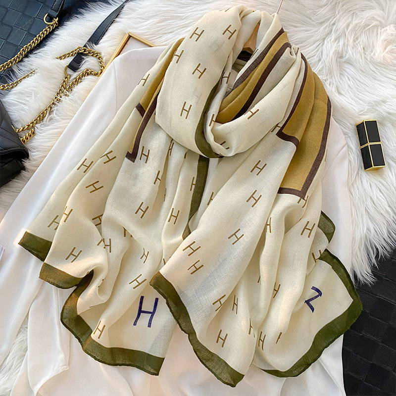 棉麻围巾女2025新款丝巾秋冬季送妈妈高级感百搭长条围脖披肩两用,淘宝优惠券,粉丝福利购,淘宝优惠卷