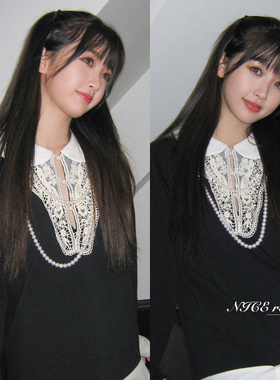 虞书欣同款多层珍珠项链复古百搭