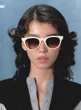 【】Fakeme 时尚板材猫眼框&金属椭圆框墨镜 Lowry2022/Micro