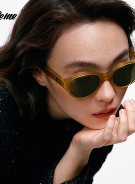 Fakeme复古板材猫眼太阳镜
