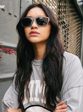 Fakeme偏光方框复古Y2K墨镜