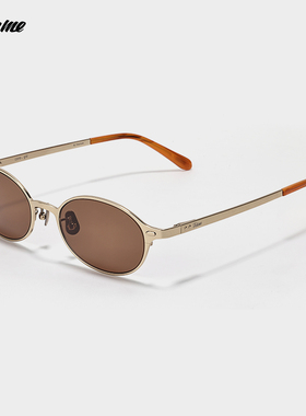 Fakeme椭圆框钛金属太阳镜