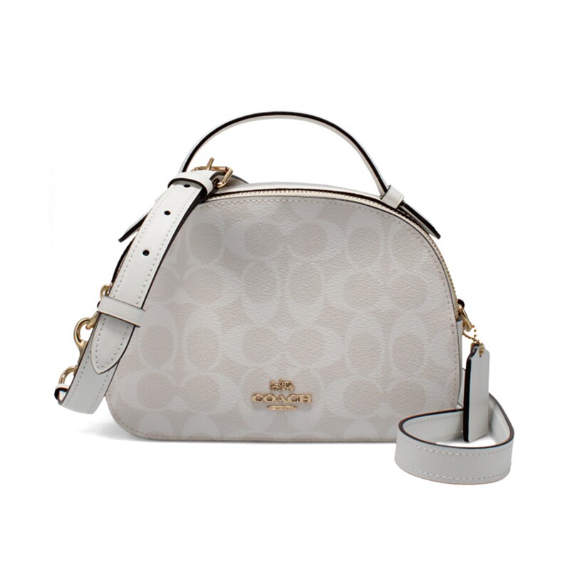 coach女士新款单肩贝壳半圆斜挎包 Haori海外女士包袋