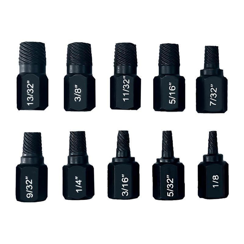 10pcs英断头螺丝取出器滑牙滑丝断丝破损螺钉拆除工具组套,淘宝优惠券,粉丝福利购,淘宝优惠卷