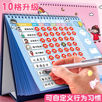 Child Growth Self-discipline Table Rewards Sticker Desk Calendar Kids Credits Card Elementary School Kids Good Habit Life Behavior