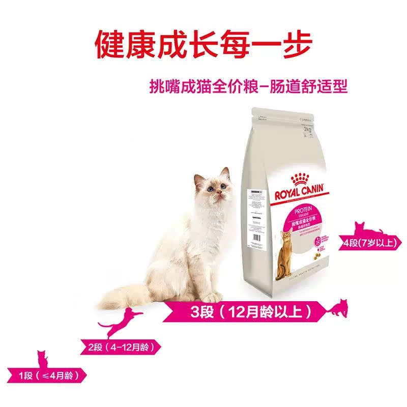皇家猫粮ES35/EP42全价成猫粮2kg英短美短挑嘴猫咪主粮肠道舒适型