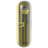 Портативная посуда, палочки для еды, ложка, милая система хранения, детский комплект для выхода на улицу, 3 предмета