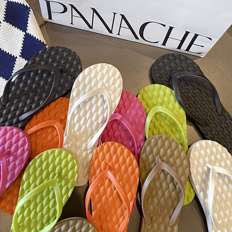 2025网红韩版纯色简约学生夹脚人字拖女防滑户外沙滩厚底凉拖鞋女,淘宝优惠券,粉丝福利购,淘宝优惠卷