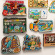 Refrigerator magnets China cities Beijing Shanghai Chengdu Guangzhou