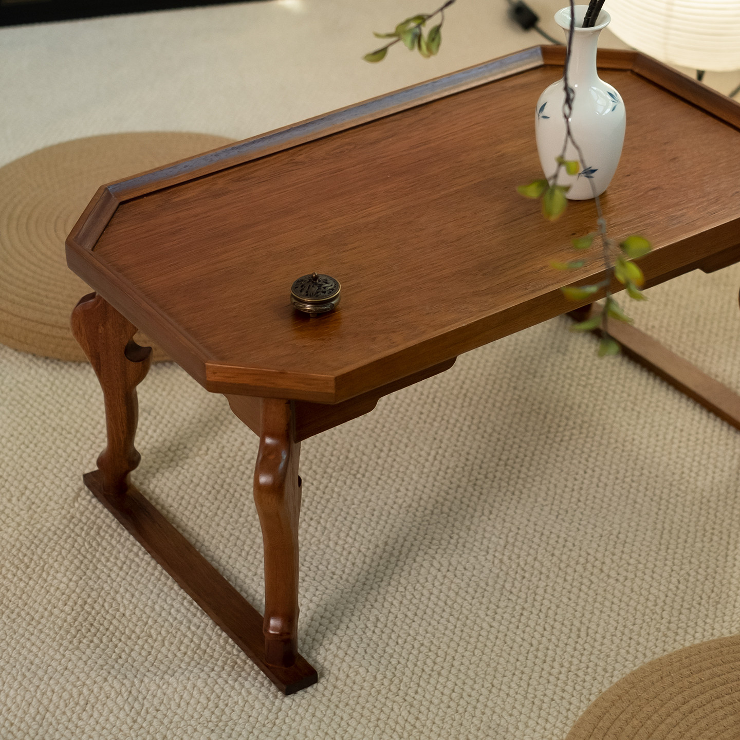 闻森家居宋式美学一体小型泡茶桌矮实木家用炕几民宿日式禅意茶台,淘宝优惠券,粉丝福利购,淘宝优惠卷